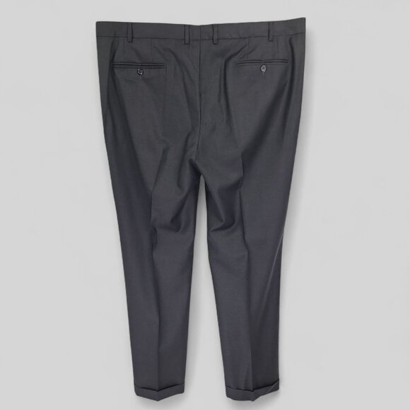 Santorelli Wool Flat Front Dress Pants W41xL33 - Picture 3 of 9